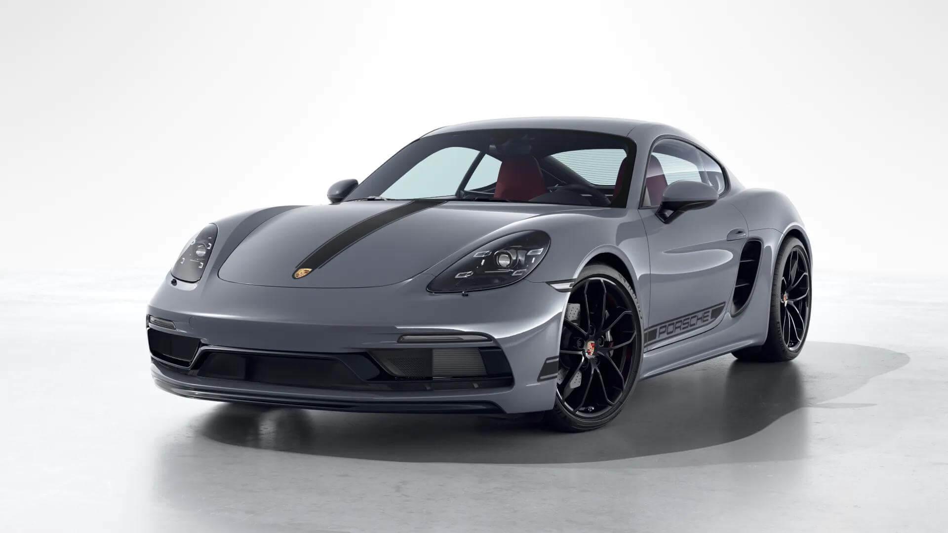 Автомобиль Porsche Cayman III поколение (982) 2.0 AMT (300 л.с.) Style Edition Серый 2025 