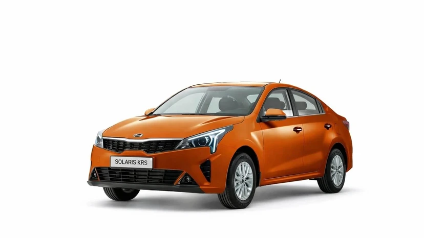 Автомобиль Solaris KRS I поколение 1.6 AT (123 л.с.) Comfort Оранжевый 2025