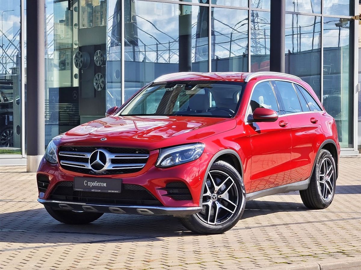 Mercedes-Benz GLC I поколение (X253) 300 2.0 AT 4Matic (245 л.с.) Sport Красный 2019 с пробегом 84 967 км