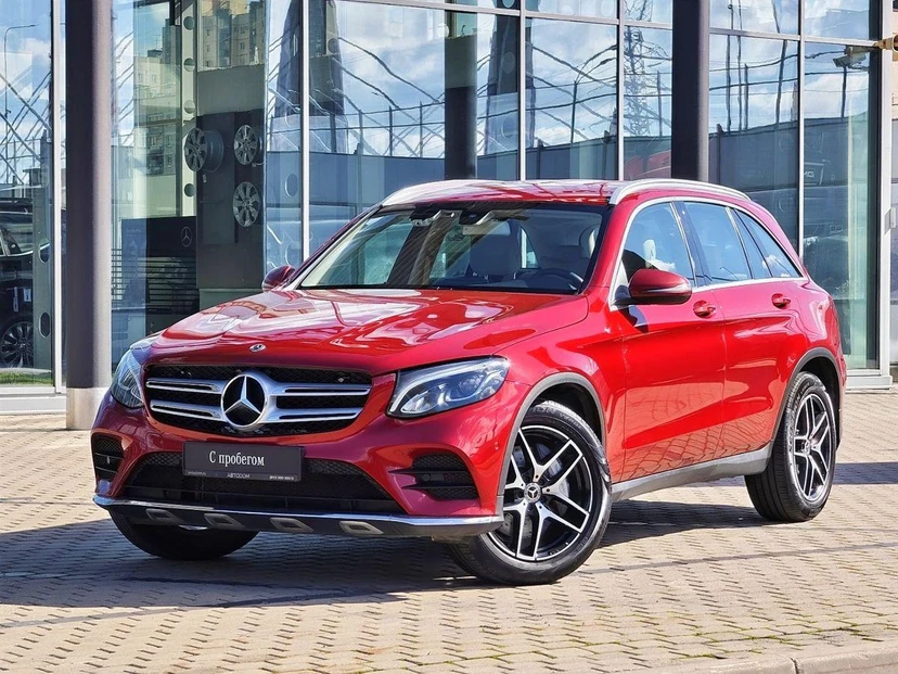 Mercedes-Benz GLC I поколение (X253) 300 2.0 AT 4Matic (245 л.с.) Sport Красный 2019 с пробегом 84 967 км