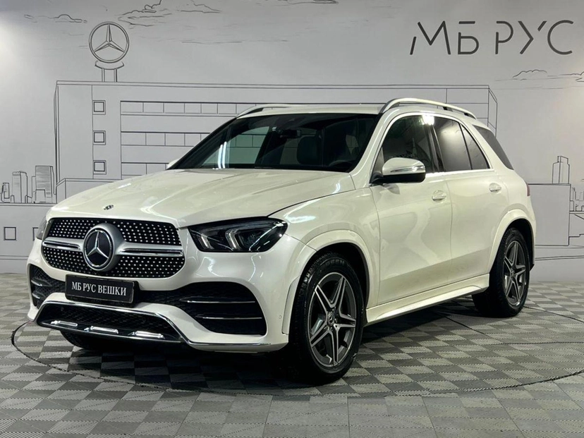 Автомобиль Mercedes-Benz GLE II поколение (V167) 300 2.0d AT 4Matic (245 л.с.) Sport Белый 2019 с пробегом 69 780 км