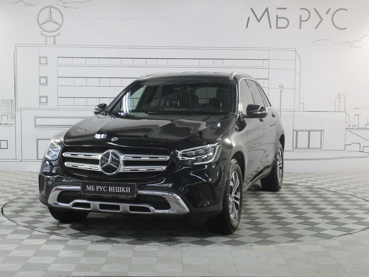 Автомобиль Mercedes-Benz GLC I (X253) [рестайлинг] 220 2.0d AT 4Matic (194 л.с.) Premium Чёрный 2022 с пробегом 16 402 км