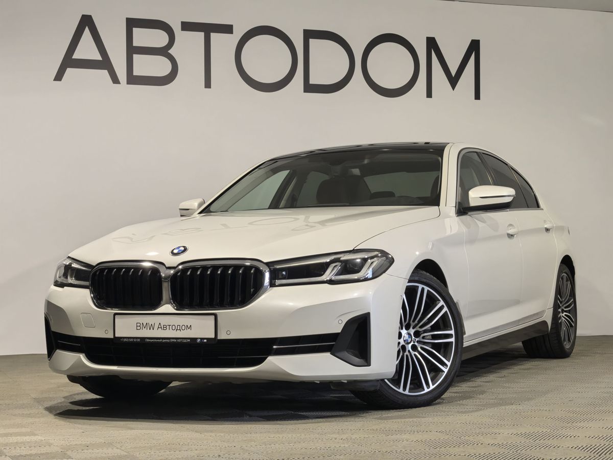 BMW 5 серии VII (G30/G31) [рестайлинг] 520 2.0d AT (190 л.с.) Executive Белый 2020 с пробегом 96 784 км
