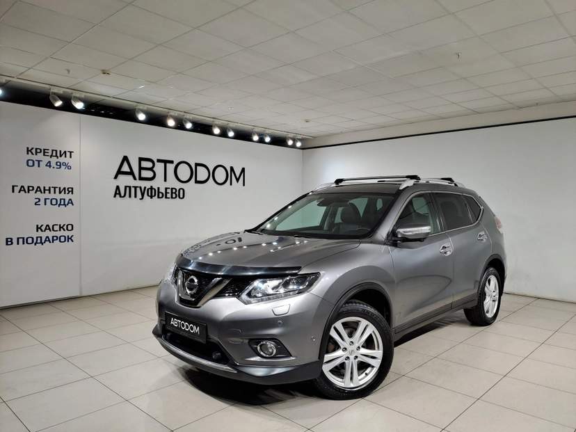 Автомобиль Nissan X-Trail III поколение (T32) 2.0 CVT 4WD (144 л.с.) LE Top Серый 2017 с пробегом 149 562 км
