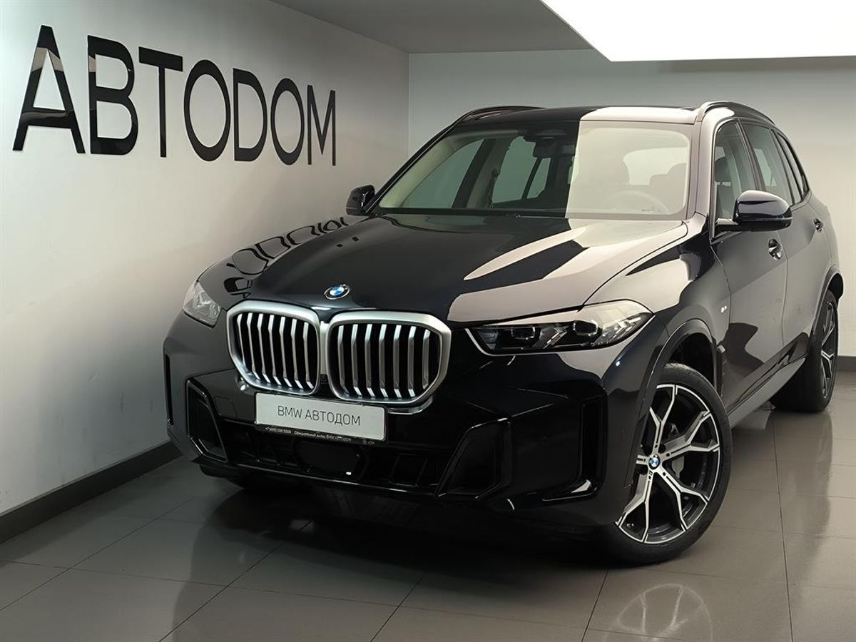 Автомобиль BMW X5 IV (G05) [рестайлинг] 2.0 AT 4WD (258 л.с.) Premium M Sport Night Чёрный 2025 