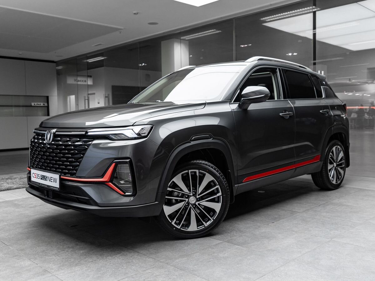 Автомобиль Changan CS35PLUS I [рестайлинг] 1.4 AMT (150 л.с.) Tech Серый 2025 