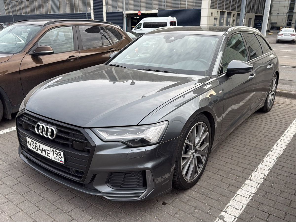 Автомобиль Audi A6 V поколение (C8) 3.0d AT 4WD (286 л.с.) Импорт Серый 2019 с пробегом 126 372 км