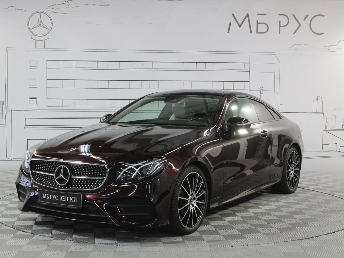 Автомобиль Mercedes-Benz E-Класс V поколение (W213/S213/C238) 200 2.0 AT 4Matic (184 л.с.) Sport Красный 2018 с пробегом 32 804 км