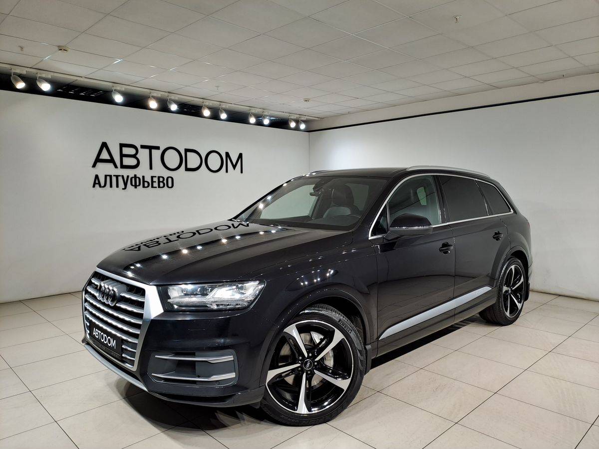 Audi Q7 II поколение (4M) 3.0d AT 4WD (249 л.с.) Business Чёрный 2019 с пробегом 139 226 км