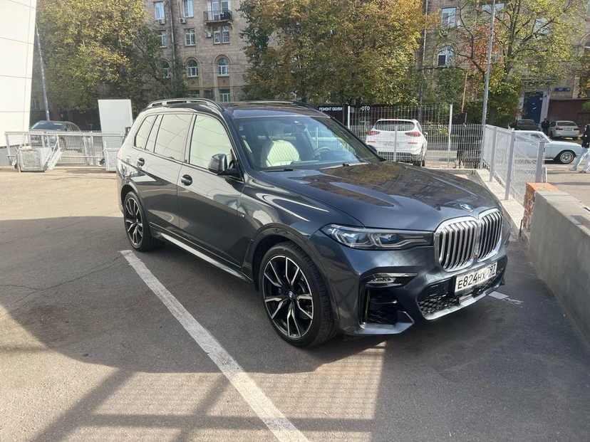 BMW X7 I поколение (G07) 3.0d AT 4WD (249 л.с.) M Sport Pro Серый 2021 с пробегом 152 667 км