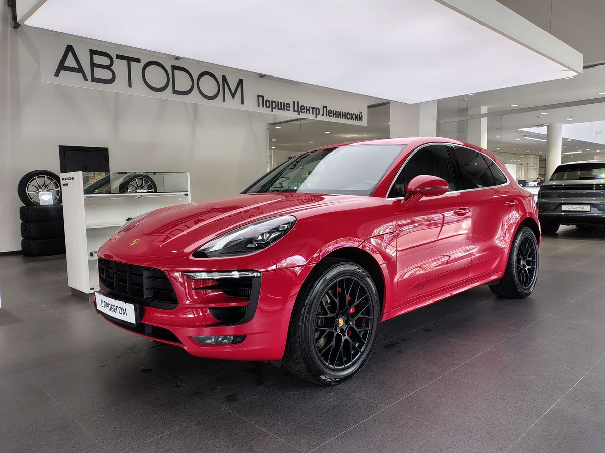 Porsche Macan I поколение GTS 3.0 AMT 4WD (360 л.с.) GTS Красный 2016 с пробегом 96 470 км