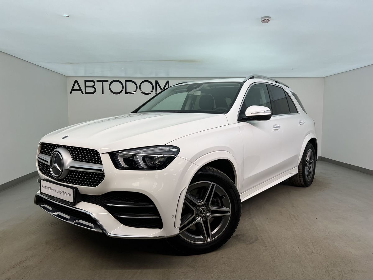 Автомобиль Mercedes-Benz GLE II поколение (V167) 300 2.0d AT 4Matic (245 л.с.) Sport Белый 2020 с пробегом 68 530 км