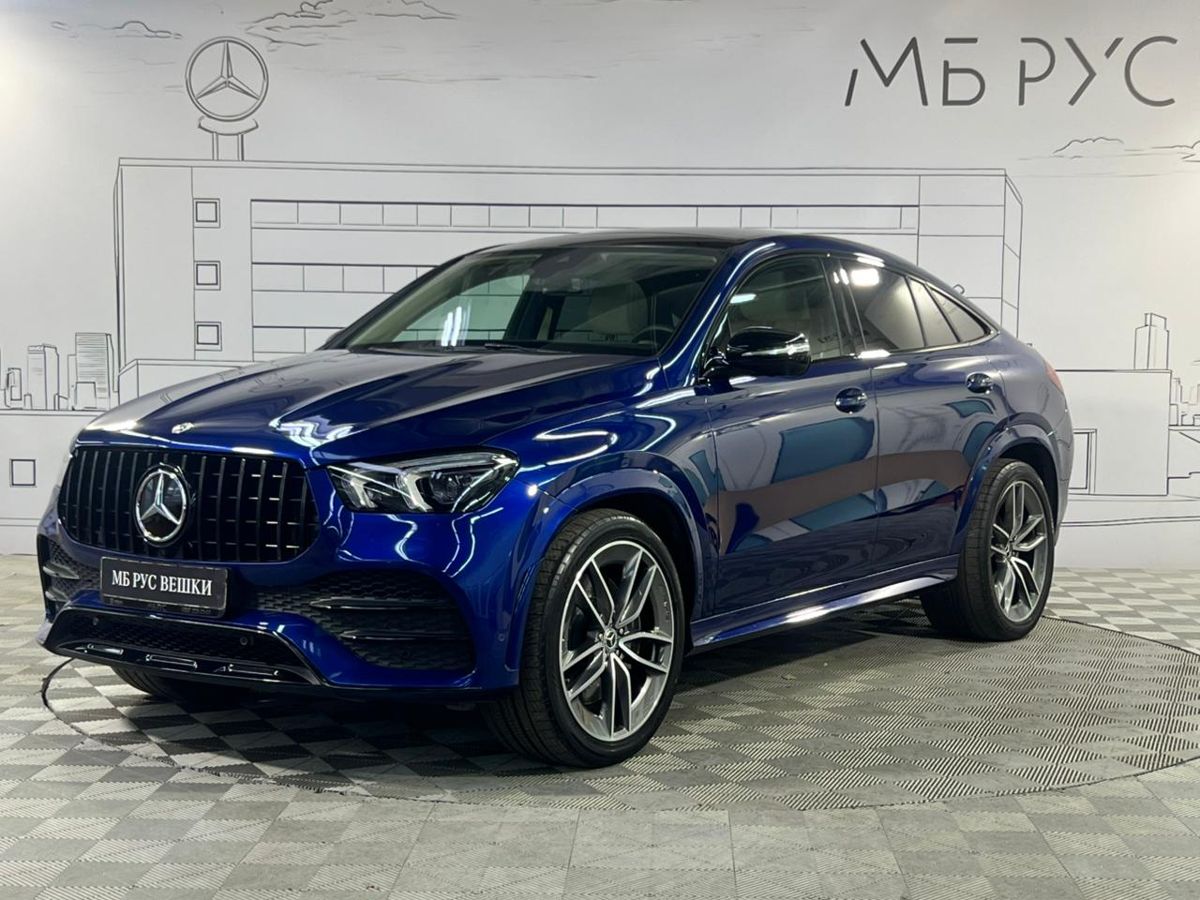 Mercedes-Benz GLE coupe II поколение (C167) 450 3.0 AT 4Matic (367 л.с.) Base Синий 2020 с пробегом 73 958 км
