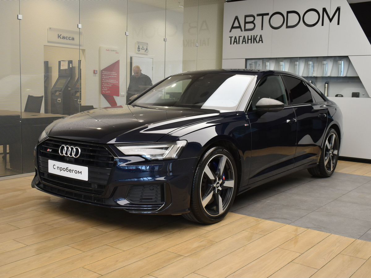 Audi A6 V поколение (C8) 3.0 AMT 4WD (340 л.с.) Sport Синий 2018 с пробегом 68 976 км