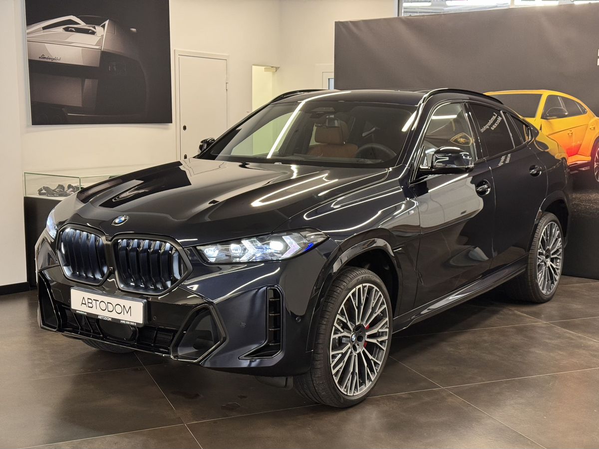 Автомобиль BMW X6 III (G06) [рестайлинг] 3.0d AT 4WD (352 л.с.) Base Чёрный 2026 с пробегом 30 км