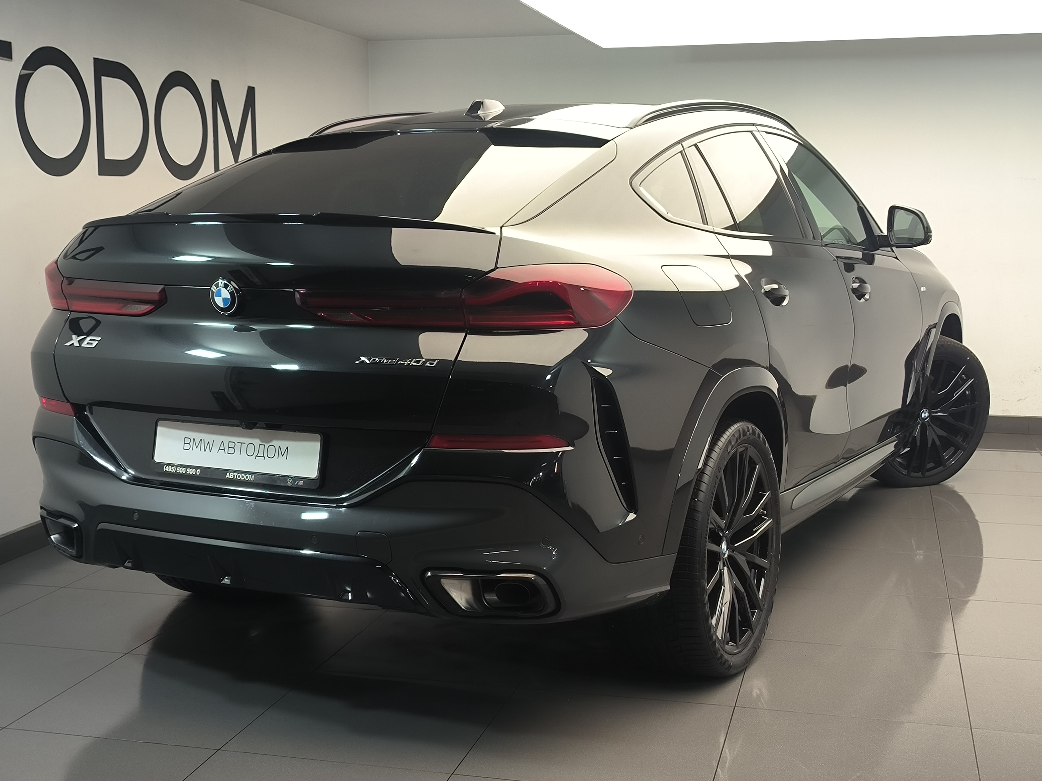 Автомобиль BMW X6 III (G06) [рестайлинг] 3.0d AT 4WD (352 л.с.) M Sport Pro Чёрный 2025 