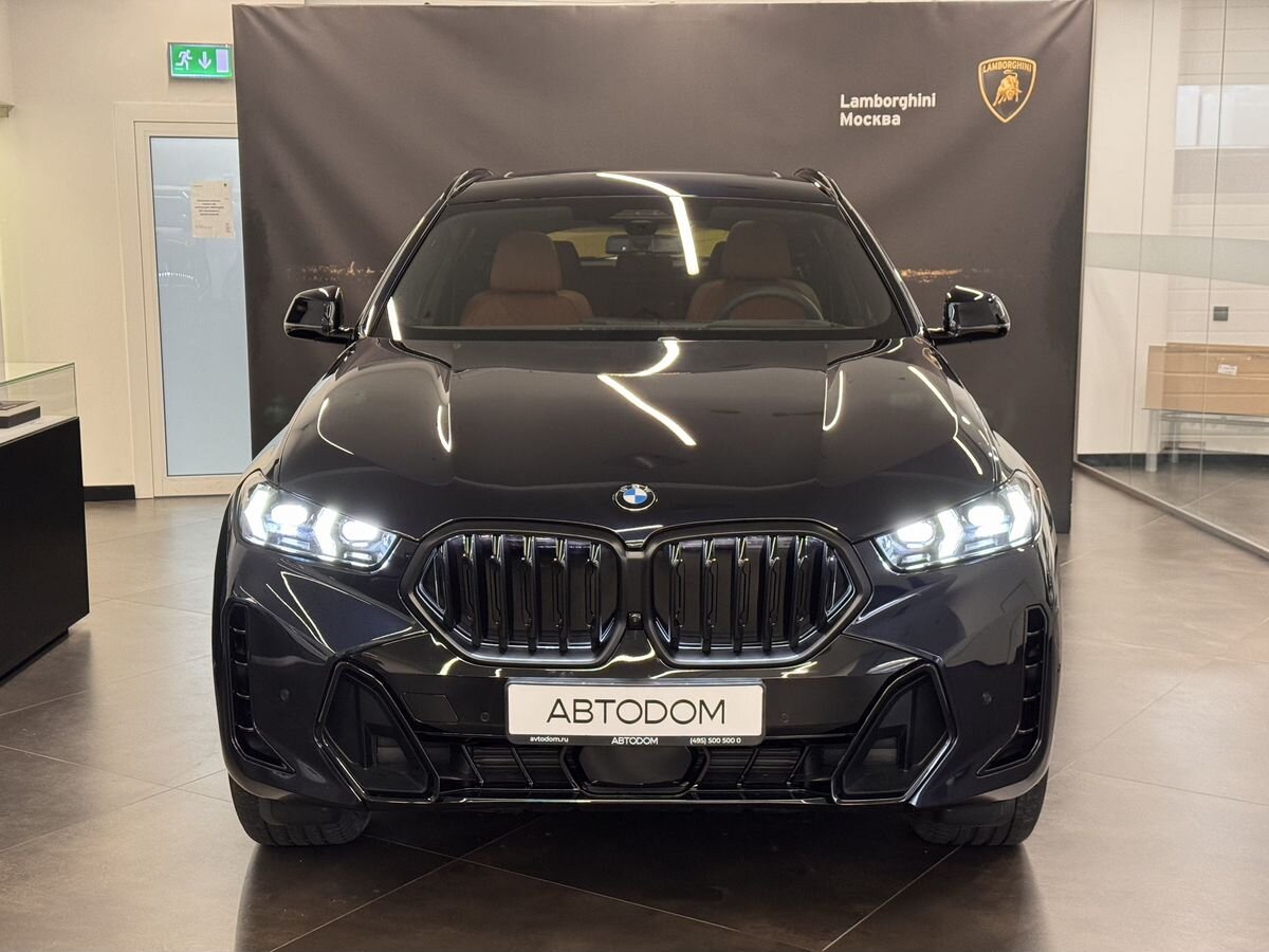 Автомобиль BMW X6 III (G06) [рестайлинг] 3.0d AT 4WD (352 л.с.) Base Чёрный 2026 с пробегом 30 км