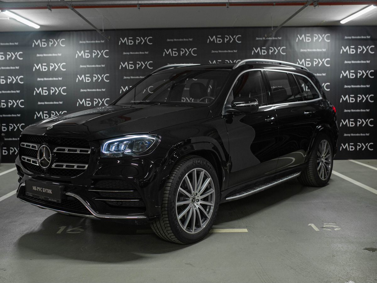 Автомобиль Mercedes-Benz GLS II поколение (X167) 400 2.9d AT 4Matic (330 л.с.) Luxury Чёрный 2024 с пробегом 5 000 км