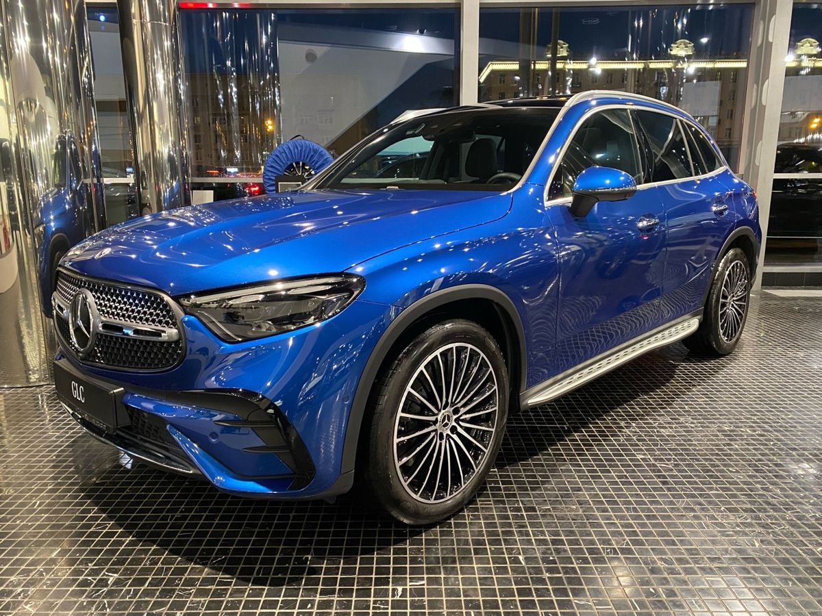 Mercedes-Benz GLC II поколение (X254) 2.0 AT 4Matic (258 л.с.) Base Синий 2024 с пробегом 12 800 км