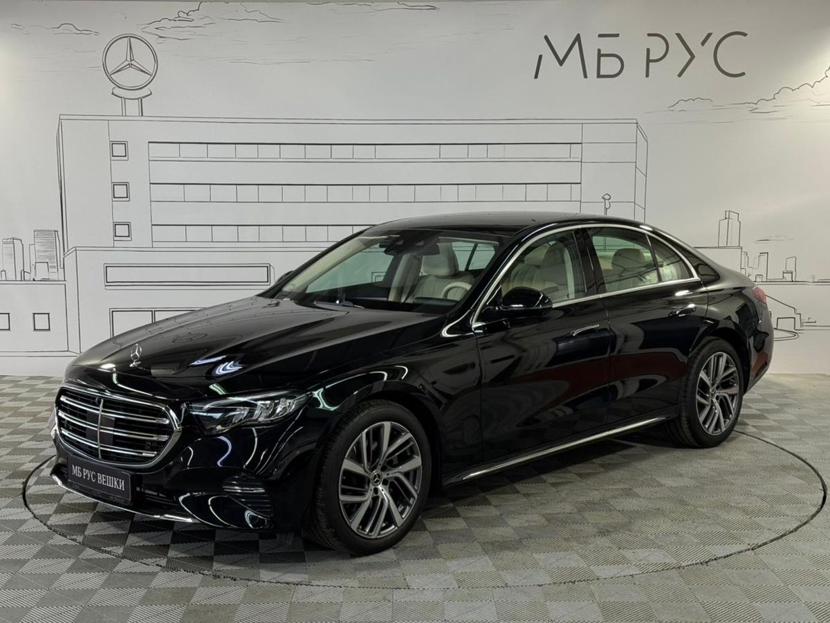 Автомобиль Mercedes-Benz E-Класс VI поколение (W214/S214) 2.0d AT 4Matic (197 л.с.) Base Чёрный 2025 с пробегом 3 690 км