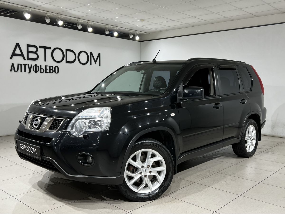 Nissan X-Trail II (T31) [рестайлинг] 2.5 CVT 4WD (169 л.с.) SE Base Чёрный 2012 с пробегом 152 848 км