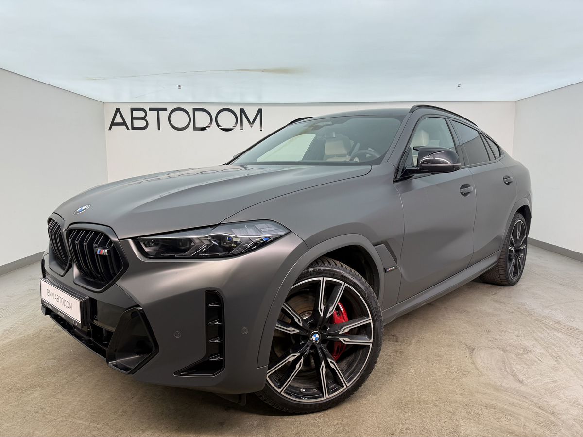 Автомобиль BMW X6 III (G06) [рестайлинг] 4.4 AT 4WD (530 л.с.) Base Серый 2024 с пробегом 21 190 км