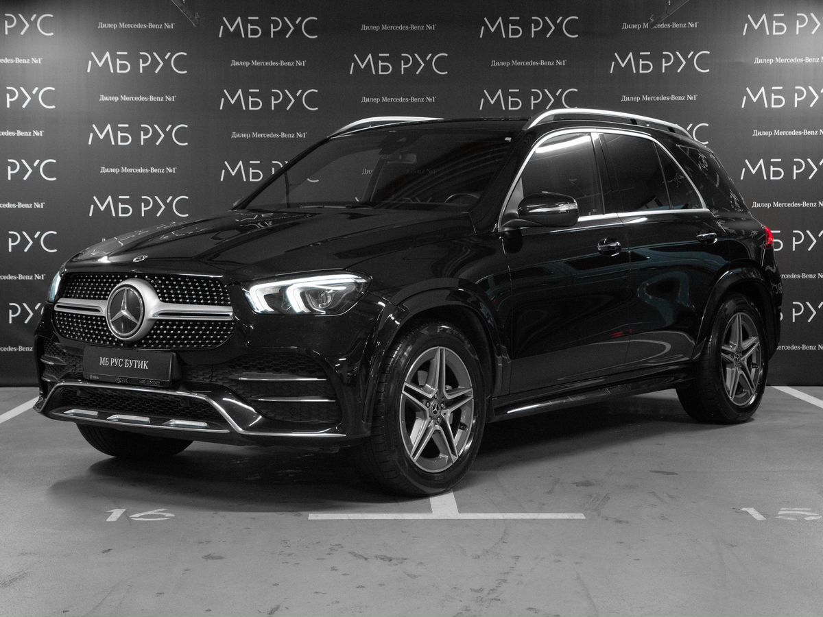 Mercedes-Benz GLE II поколение (V167) 300 2.0d AT 4Matic (245 л.с.) Sport Чёрный 2021 с пробегом 74 674 км