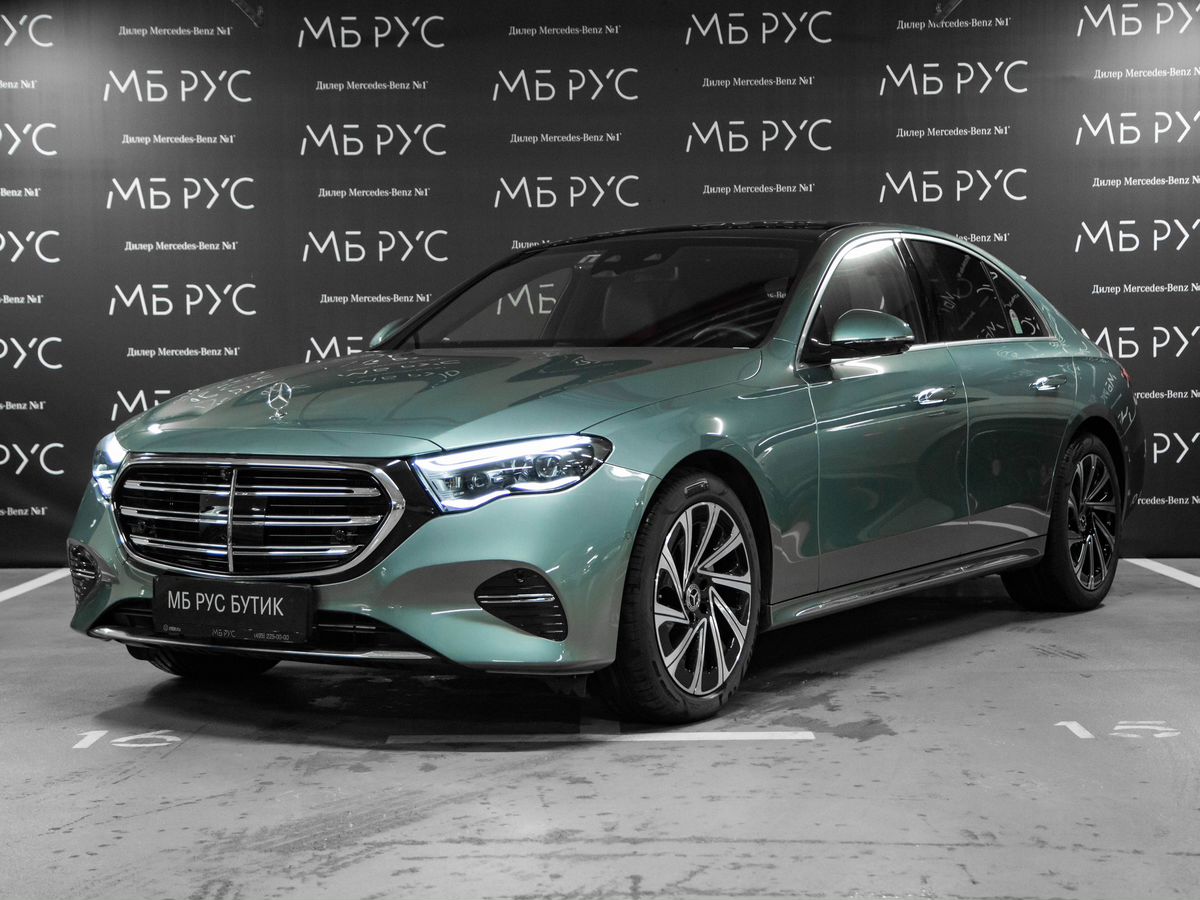 Mercedes-Benz E-Класс VI поколение (W214/S214) 2.0 AT 4Matic (258 л.с.) Exclusive Зелёный 2024 с пробегом 9 500 км