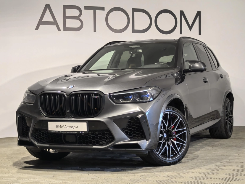Автомобиль BMW X5 M III поколение (F95) 4.4 AT 4WD (625 л.с.) M Special Чёрный 2021 с пробегом 94 606 км