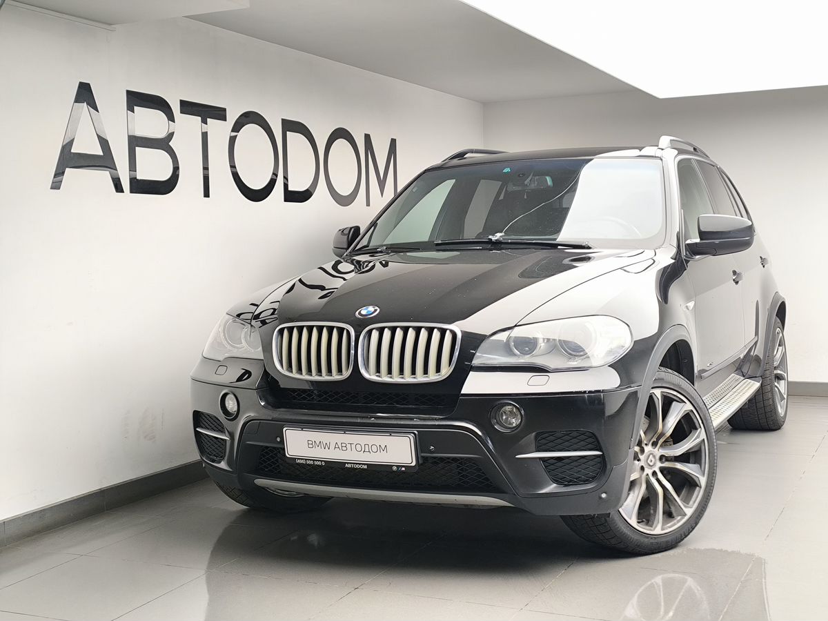 BMW X5 II (E70) [рестайлинг] 3.0d AT 4WD (306 л.с.) Base Чёрный 2011 с пробегом 330 260 км