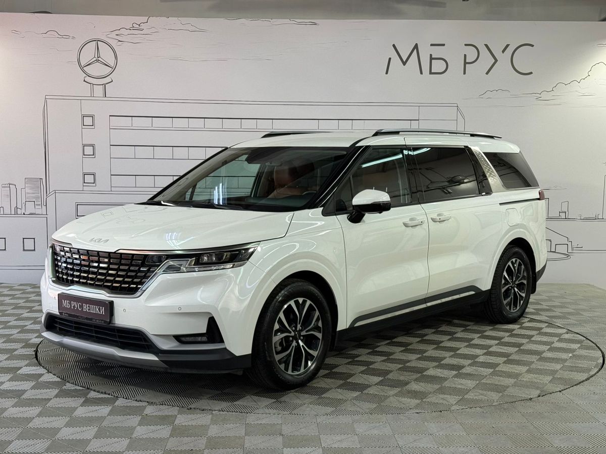 Kia Carnival IV поколение 2.2d AT (199 л.с.) Prestige Белый 2022 с пробегом 60 559 км