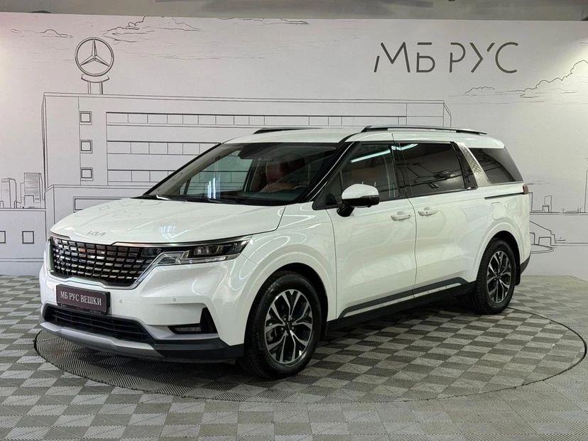Kia Carnival IV поколение 2.2d AT (199 л.с.) Prestige Белый 2022 с пробегом 60 559 км