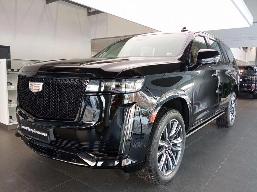Автомобиль Cadillac Escalade V поколение 6.2 AT 4WD (416 л.с.) Sport Чёрный 2022 с пробегом 23 км