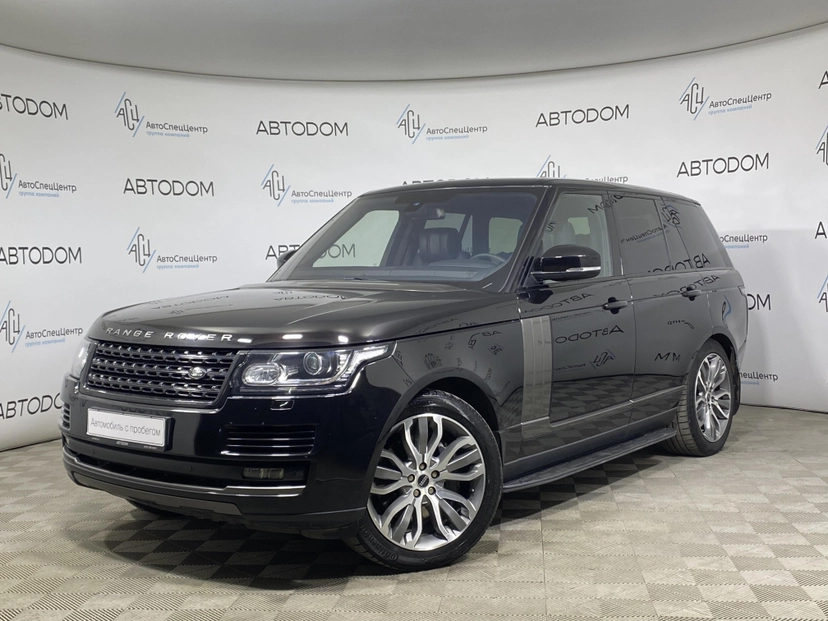 Автомобиль Land Rover Range Rover IV поколение 4.4d AT 4WD (339 л.с.) Vogue SE Чёрный 2016 с пробегом 146 483 км