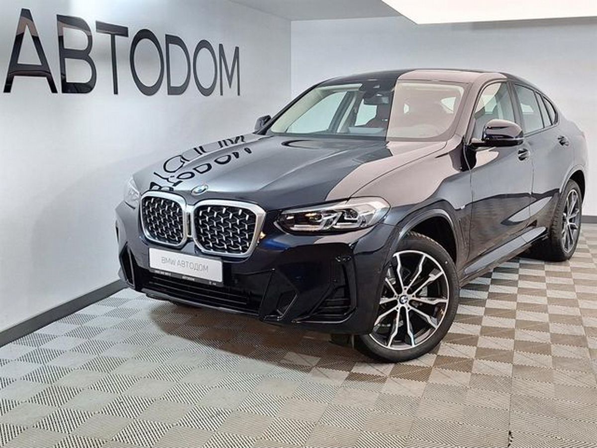 Автомобиль BMW X4 II (G02) [рестайлинг] 2.0 AT 4WD (245 л.с.) Base Чёрный 2024 