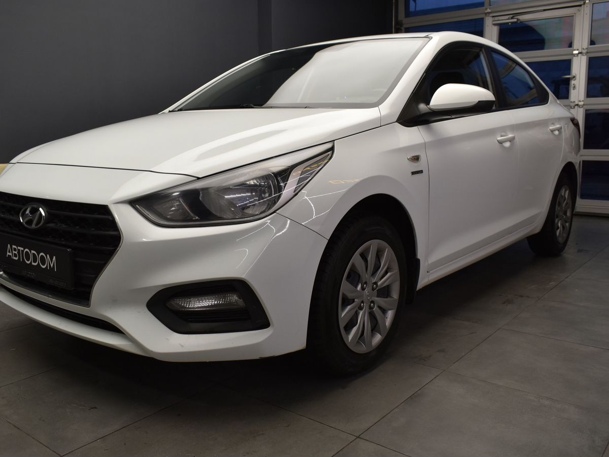 Hyundai Solaris II поколение 1.6 AT (123 л.с.) Super Series Белый 2019 с пробегом 65 093 км
