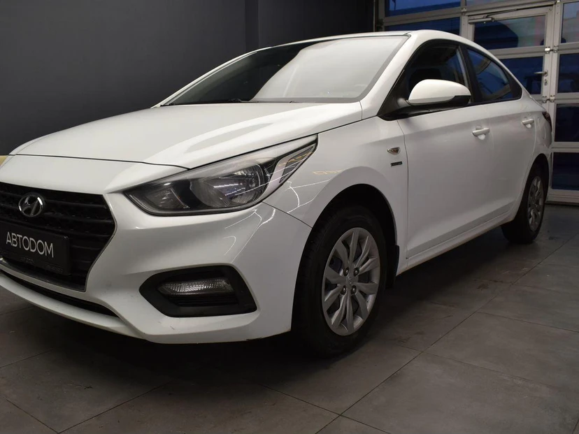 Hyundai Solaris II поколение 1.6 AT (123 л.с.) Super Series Белый 2019 с пробегом 65 093 км
