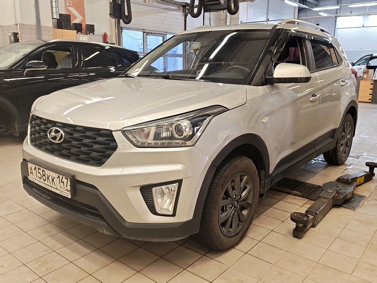 Hyundai Creta I [рестайлинг] 2.0 AT (149 л.с.) Travel + Advanced Серый 2020 с пробегом 148 108 км