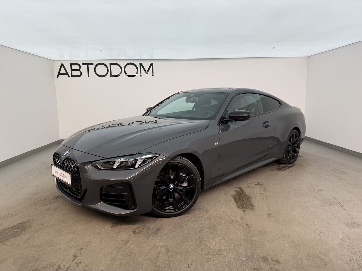 Автомобиль BMW 4 серии II (G22/G23/G26) [рестайлинг] 2.0 AT (245 л.с.) M Sport Night Edition Серый 2024 с пробегом 6 045 км
