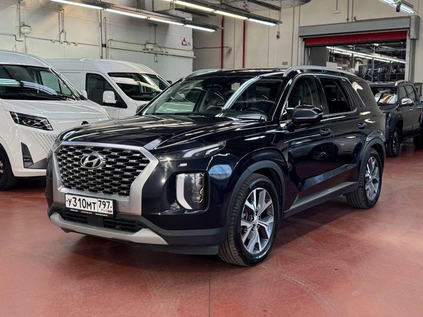 Автомобиль Hyundai Palisade I поколение 3.5 AT 4WD (249 л.с.) Prestige + Smart Sense Синий 2022 с пробегом 110 000 км