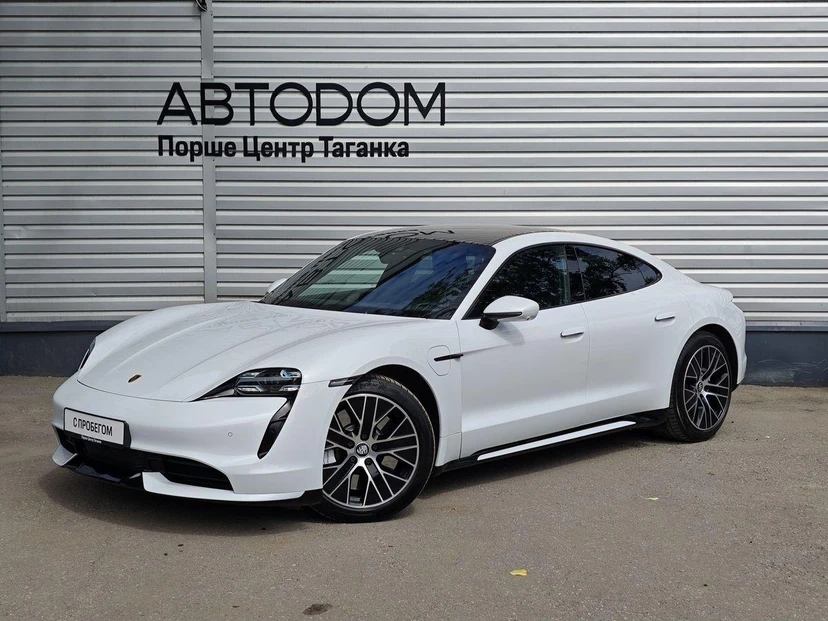 Porsche Taycan I поколение Turbo Electro AT 4WD (500 кВт) Turbo Белый 2021 с пробегом 45 515 км
