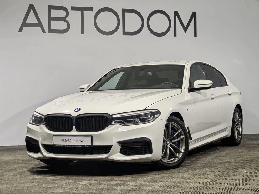 Автомобиль BMW 5 серии VII поколение (G30/G31) 530 2.0 AT 4WD (249 л.с.) M Sport Белый 2020 с пробегом 95 550 км