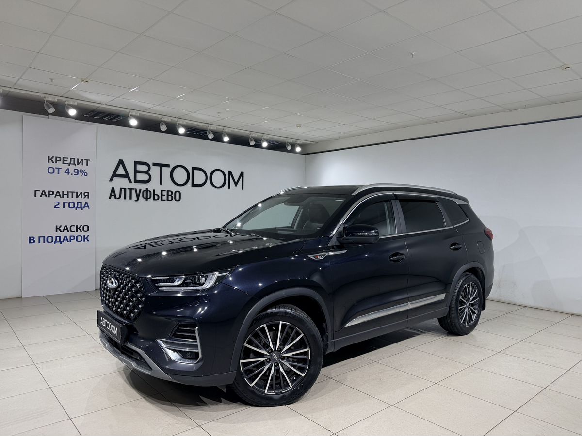 Автомобиль CHERY Tiggo 8 Pro I поколение 1.6 AMT (186 л.с.) Flagship Чёрный 2021 с пробегом 142 000 км