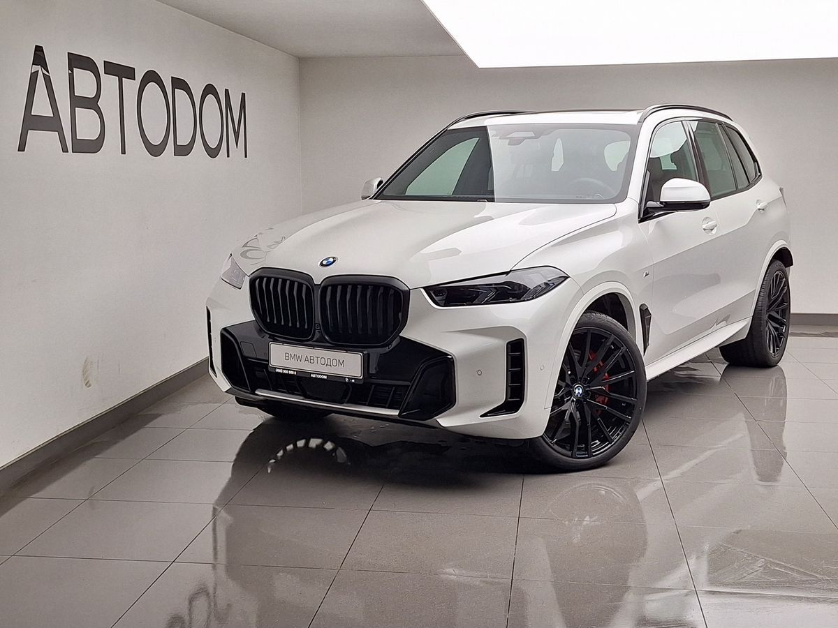 Автомобиль BMW X5 IV (G05) [рестайлинг] 3.0d AT 4WD (340 л.с.) M Sport Pro Белый 2025 с пробегом 7 056 км