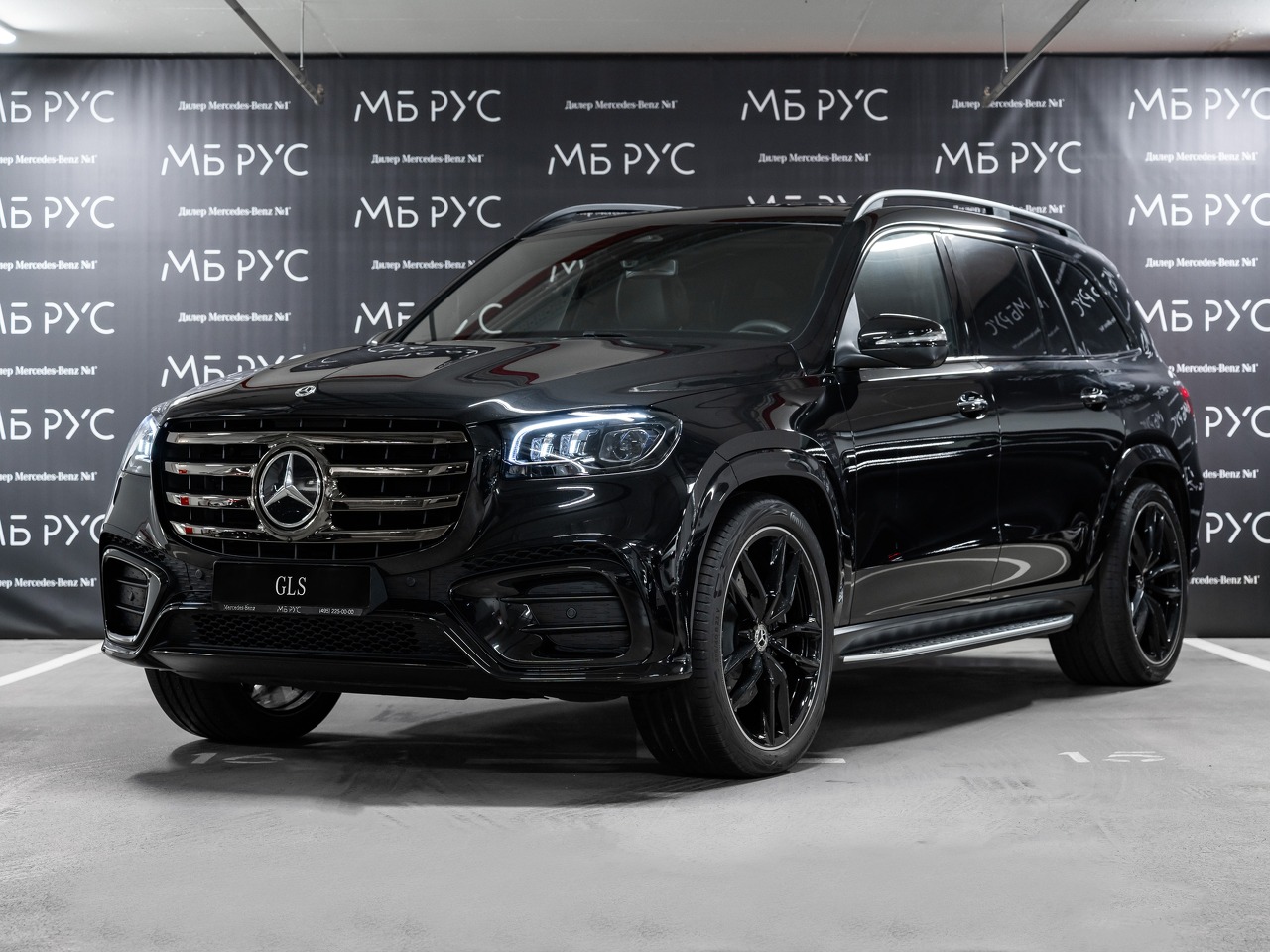 Автомобиль Mercedes-Benz GLS II (X167) [рестайлинг] 450 3.0d AT 4Matic (367 л.с.) Base Чёрный 2025 