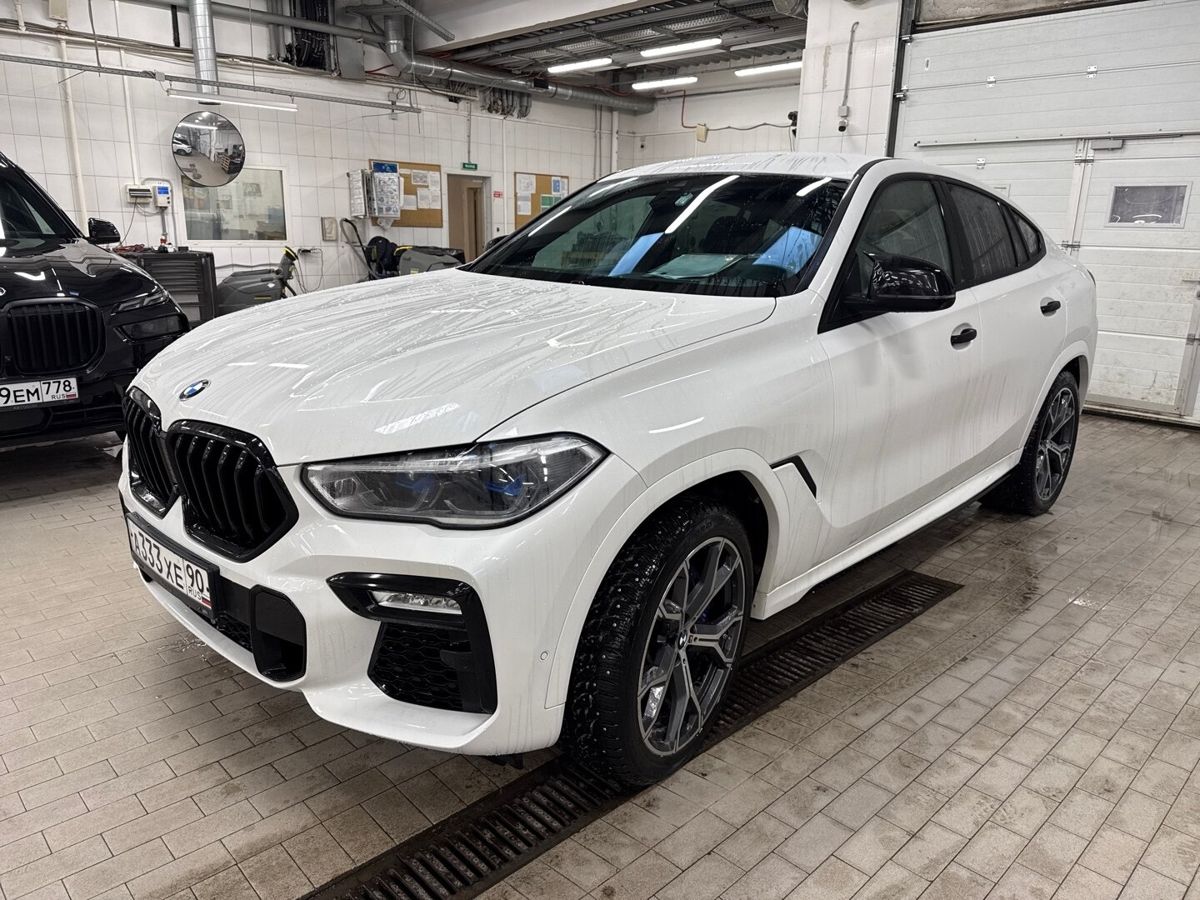 Автомобиль BMW X6 III поколение (G06) 3.0d AT 4WD (249 л.с.) M Sport Pro Белый 2020 с пробегом 79 701 км