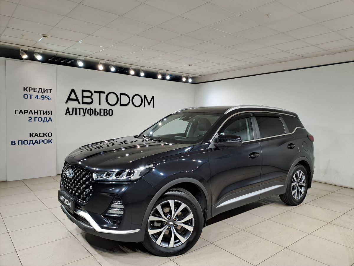 CHERY Tiggo 7 Pro I поколение 1.5 CVT (147 л.с.) Elite (2020) Чёрный 2021 с пробегом 50 000 км
