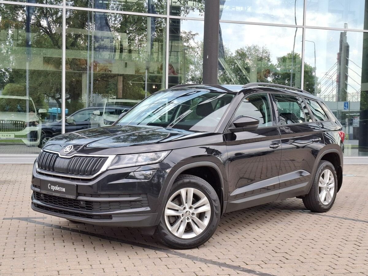Skoda Kodiaq I поколение 1.4 AMT 4WD (150 л.с.) Style Чёрный 2021 с пробегом 111 497 км