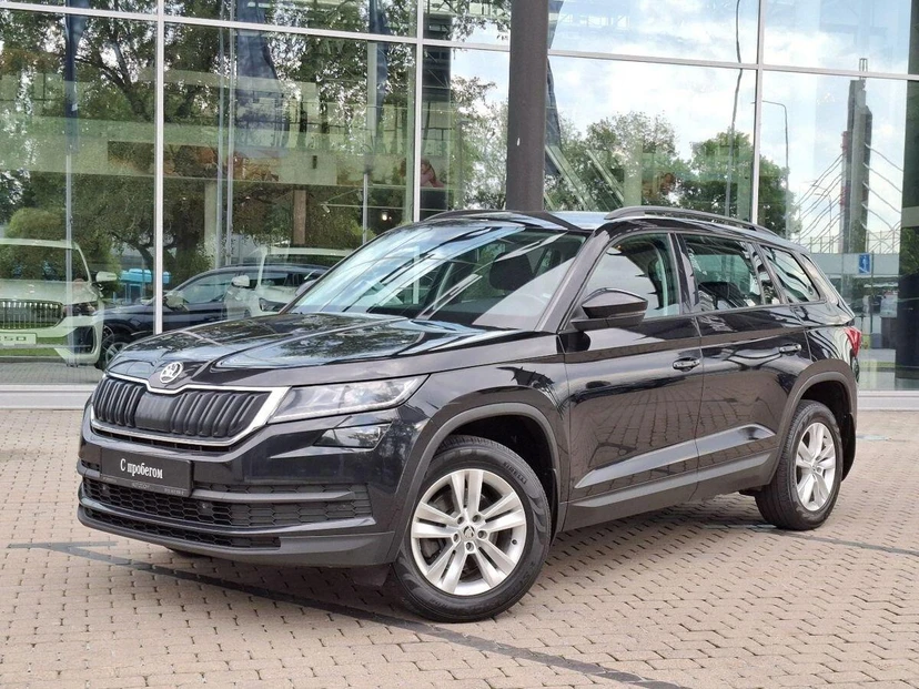 Skoda Kodiaq I поколение 1.4 AMT 4WD (150 л.с.) Style Чёрный 2021 с пробегом 111 497 км
