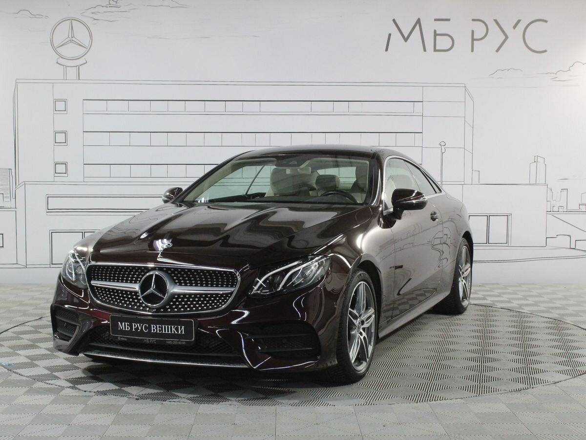 Автомобиль Mercedes-Benz E-Класс V поколение (W213/S213/C238) 200 2.0 AT 4Matic (184 л.с.) Sport Красный 2018 с пробегом 18 418 км